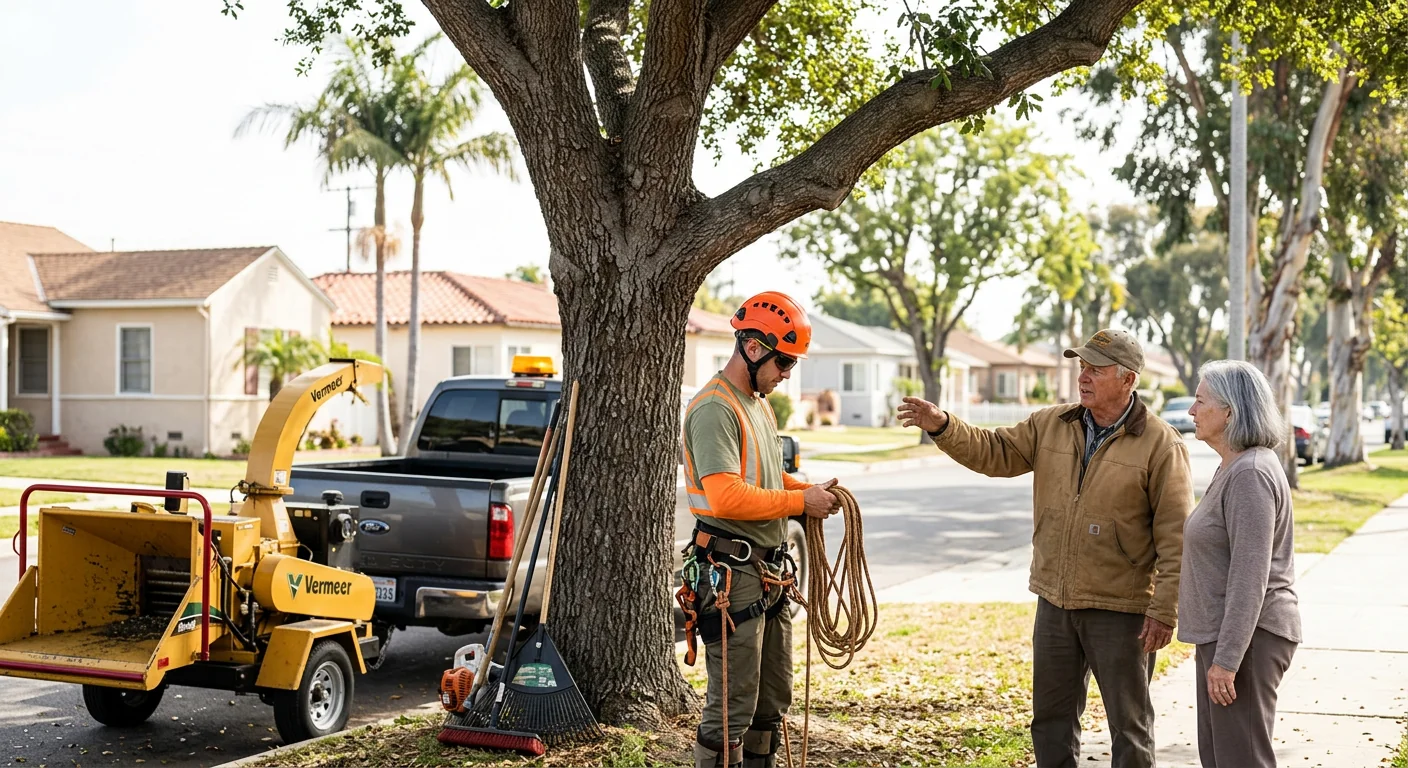 Finished Tree Service system setup by Oxnard Tree Service Experts